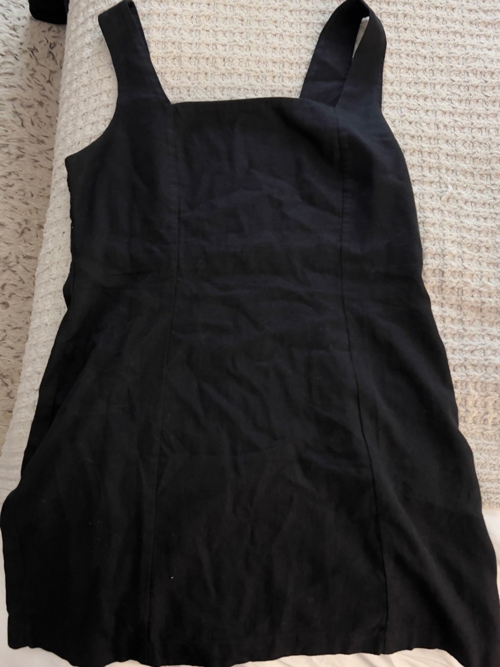 Old Navy Black Square-Neck Mini Dress